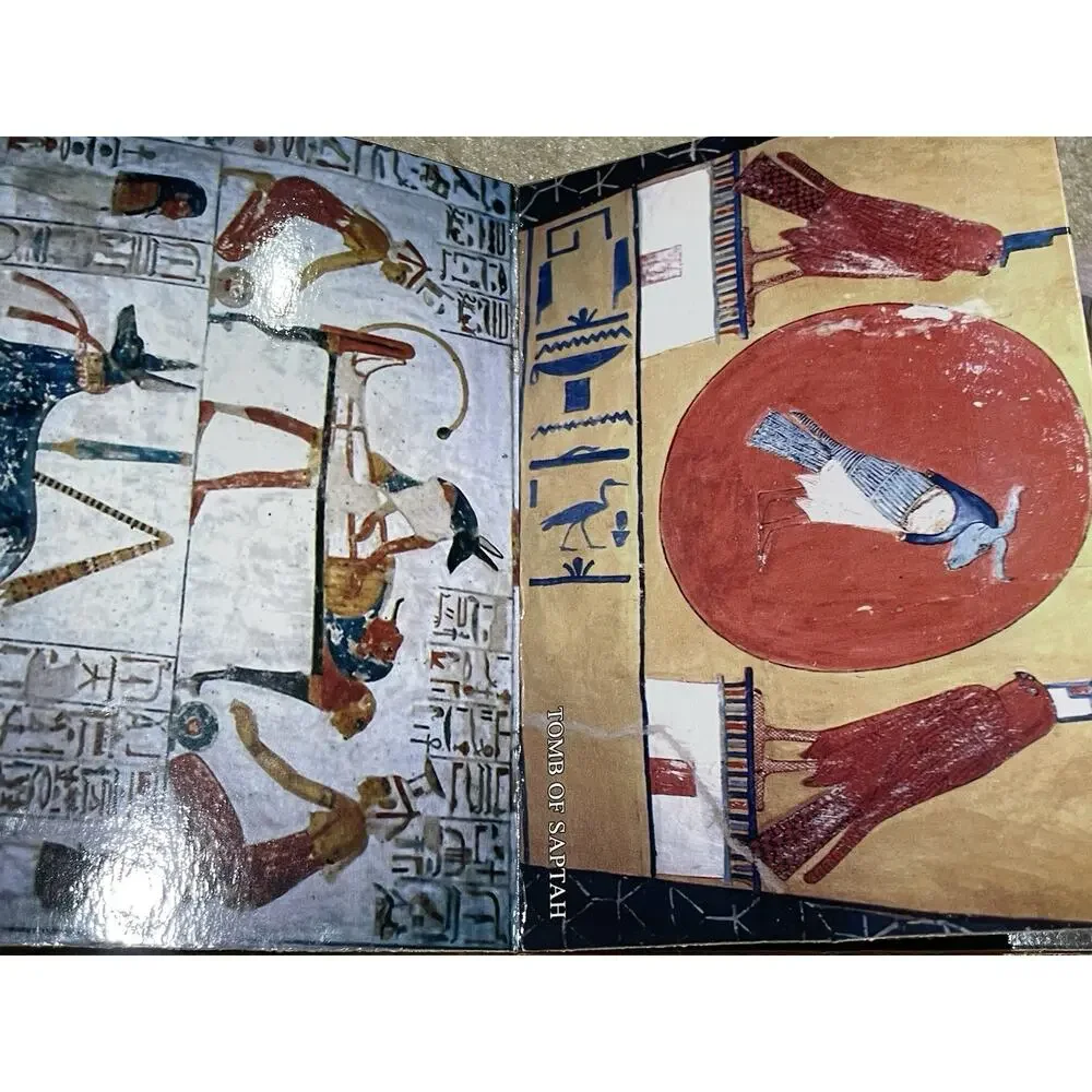 Lot Of 18 Vintage Egyptian Postcards Tomb‎ Of Ramses Merenptah Saptah New